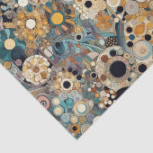 Antiek Art Nouveau stijl Fine Art Floral Painting Tissuepapier (Detail)