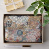 Antiek Art Nouveau stijl Fine Art Floral Painting Tissuepapier (Geschenk)