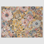 Antiek Art Nouveau stijl Fine Art Floral Painting Tissuepapier (Voorkant)