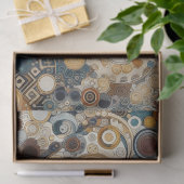 Antiek Art Nouveau stijl Fine Art Floral Painting Tissuepapier (Geschenk)