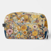 Antiek Art Nouveau stijl Fine Art Floral Painting Toilettasje (Voorkant)