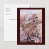 Antiek Arthur Rackham Fairy Illustratie Briefkaart (Voorkant / Achterkant)
