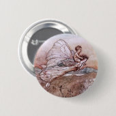 Antiek Arthur Rackham Fairy Illustratie Ronde Button 5,7 Cm (Voorkant /achterkant)