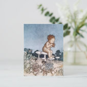 Antiek Arthur Rackham Peter Pan Briefkaart (Staand voorkant)