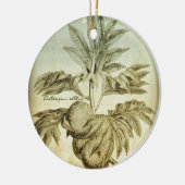 Antiek Artocarpus Altilis Keramisch Ornament (Links)