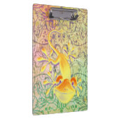 Antiek ARTs Ornament Patroon + glimlend Gecko Klembord (Rechts)