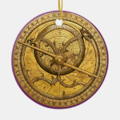 Antiek Astrolabe Ornament (Voorkant)