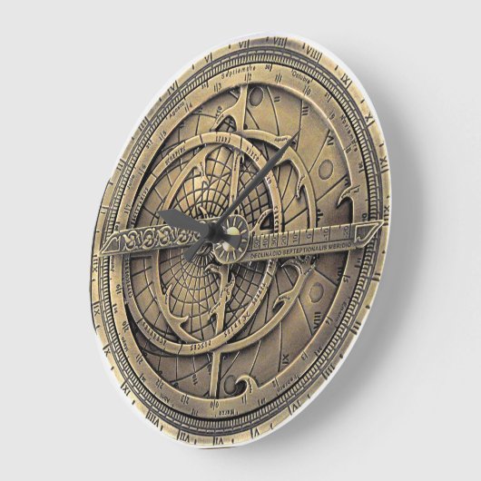 Antiek Astrolabyklok Grote Klok (Hoek)