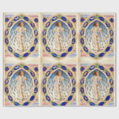 ANTIEK ASTROLOGIE EN ZODIACALE TEKENS GRAFIEK CADEAUPAPIER (Vlak)