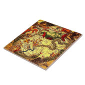 Antiek astronomie Astrologie Mythologie  kunst Tegeltje (Zijkant)