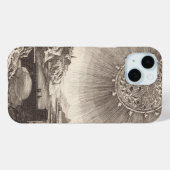 Antiek Astronomie Sky met zon door Allain Mallet Case-Mate iPhone Case (Achterkant (horizontaal))