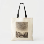 Antiek Astronomie Sky met zon door Allain Mallet Tote Bag (Voorkant)