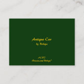 Antiek auto ATC Visitekaartje (Achterkant)