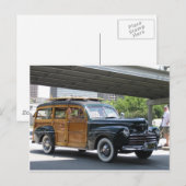 antiek auto briefkaart (Voorkant / Achterkant)