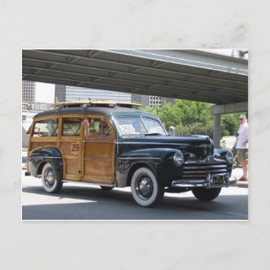 antiek auto briefkaart