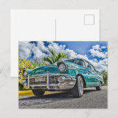 Antiek auto briefkaart (Voorkant / Achterkant)