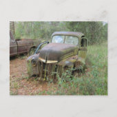 Antiek auto briefkaart (Voorkant)