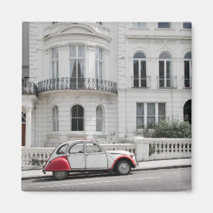 Antiek auto in Notting Hill Magnet: Londen Magneet