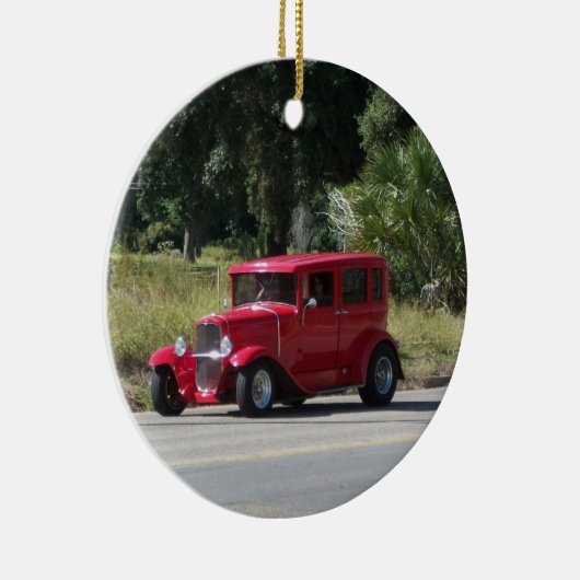 Antiek auto keramisch ornament (Rechts)