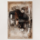 Antiek auto legpuzzel (Verticaal)