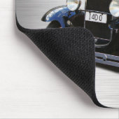 Antiek auto, naam, geborsteld zilver muismat (Hoek)