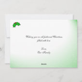 Antiek auto ouderwetse kerst flat Kaart (Achterkant)