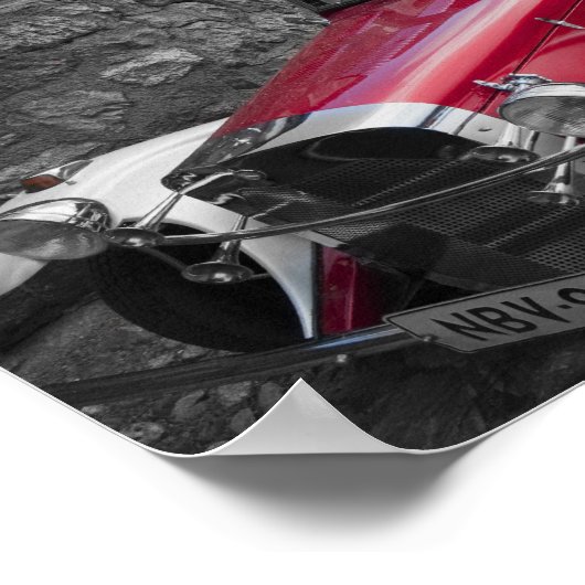 Antiek auto poster (Hoek)