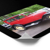 Antiek auto poster (Hoek)