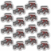 Antiek auto Stickers (Voorkant)