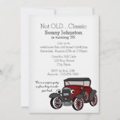 Antiek auto Verjaardag Kaart (Voorkant)