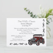 Antiek auto Verjaardag Kaart (Staand voorkant)