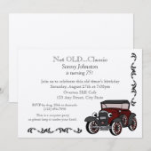 Antiek auto Verjaardag Kaart (Voorkant / Achterkant)