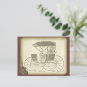  Antiek auto voor zijn ontwerp Briefkaart (Staand voorkant)