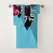  antiek autolegendarische naam bad handdoek (Insitu)