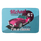  antiek autolegendarische naam badmat (Voorkant)
