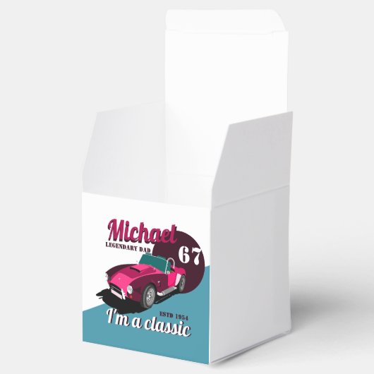  antiek autolegendarische naam bedankdoosjes (Geopend)