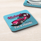  antiek autolegendarische naam bier onderzetter (Linkerzijde)