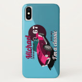  antiek autolegendarische naam Case-Mate iPhone case (Achterkant)