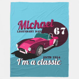 antiek autolegendarische naam fleece deken