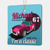  antiek autolegendarische naam keramisch ornament (Links)