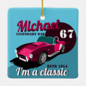  antiek autolegendarische naam keramisch ornament (Achterkant)