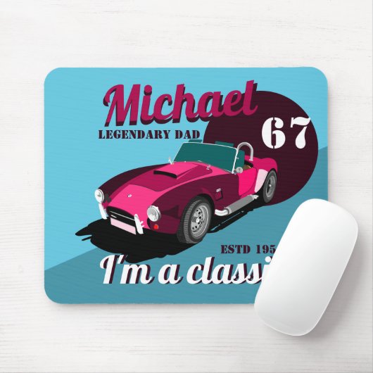  antiek autolegendarische naam muismat (Met muis)