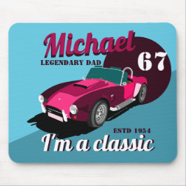 antiek autolegendarische naam muismat