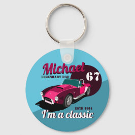 antiek autolegendarische naam sleutelhanger