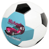  antiek autolegendarische naam voetbal (Drie kwart)