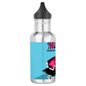  antiek autolegendarische naam waterfles  (Links)
