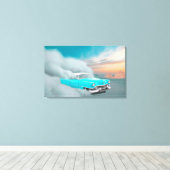 Antiek Automobiel Canvas Afdruk (Insitu (Houten vloer))