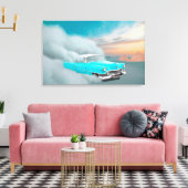 Antiek Automobiel Canvas Afdruk (Insitu (Woonkamer))