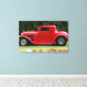 Antiek Automobiel Canvas Afdruk (Insitu (Houten vloer))