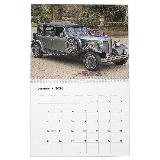 Antiek Automobielagenda 20xx Kalender (Jan 2026)